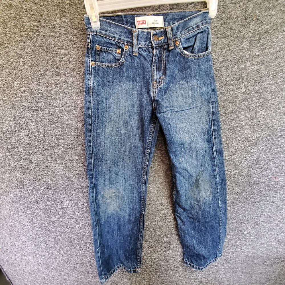 Levis 550 Relaxed Fit Boys Slim Jeans 14 Slim W25 L27 Medium Wash Denim